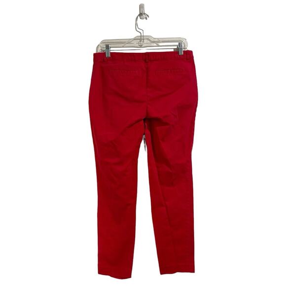 Michael Kors Red Zip Pocket Pants Sz 8 - Picture 10 of 12
